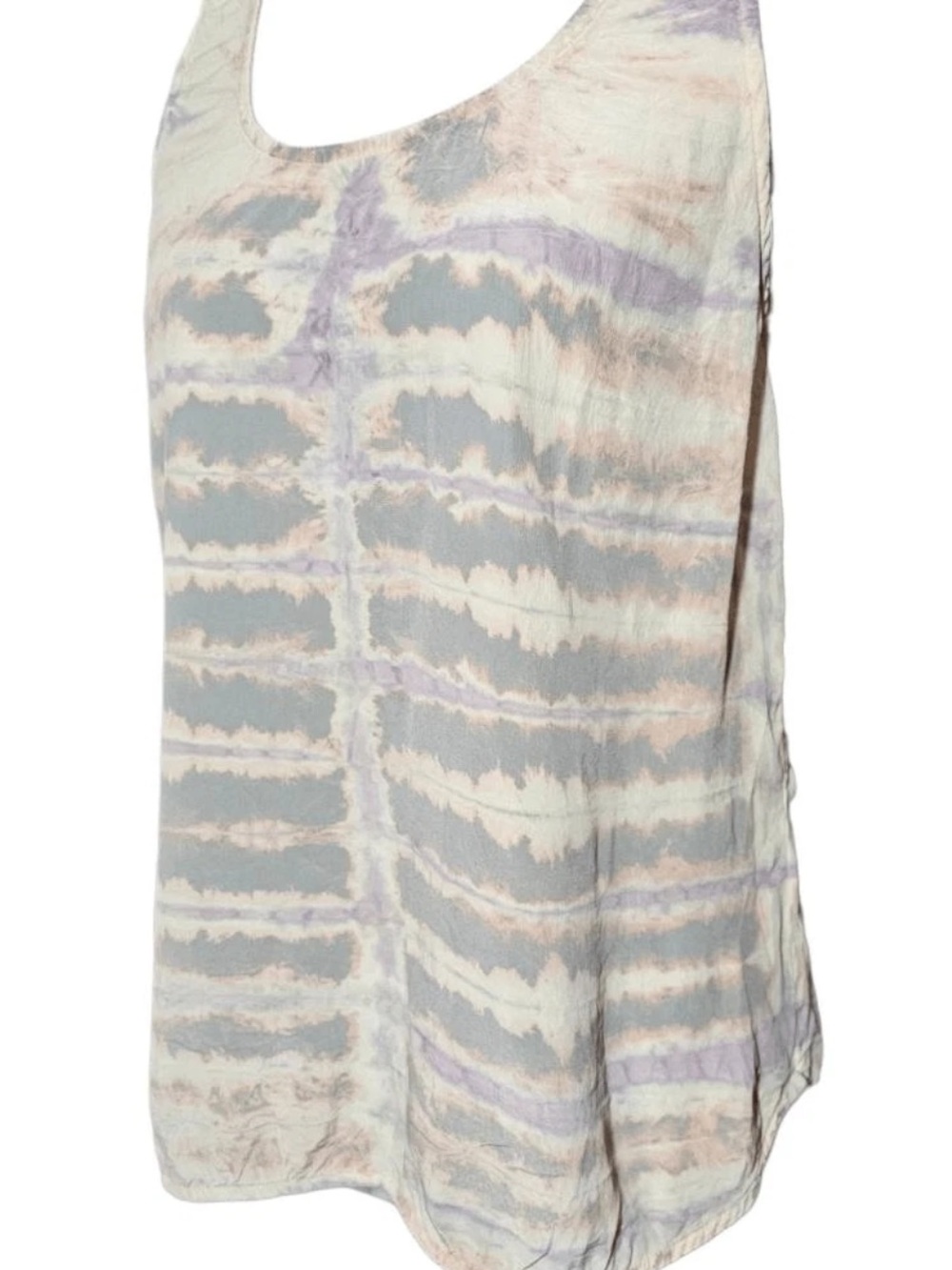 Gypsy 05 Lakota Tie Dye Silk Racer Back Tank Top Small 100% Silk - Picture 6 of 8